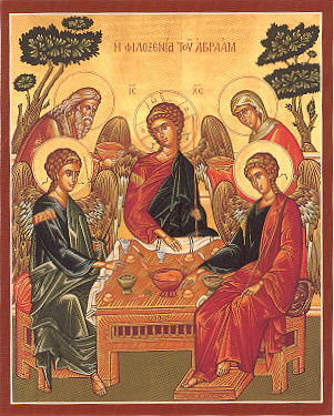 Holy Trinity Icon: The Hospitality of Abraham